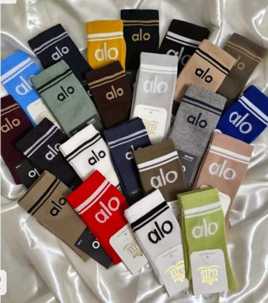 جوراب ساق بلند اسپرت طرح ALO
